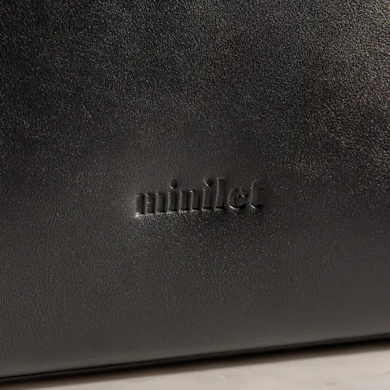 Minilet Black Basic Tote Bag