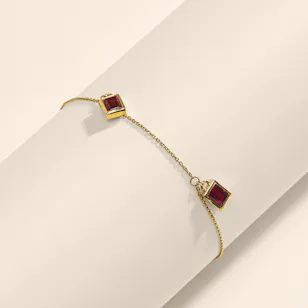 Siran by Iram Beautiful Ruby Gold Bracelet Siran by Iram Beautiful Ruby Gold Bracelet