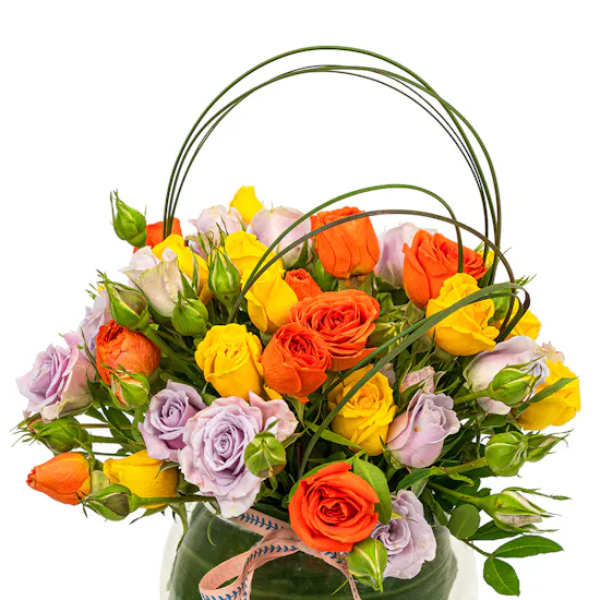 Huwaids Sweet Dream Cheesecake | Baby Rose Vase