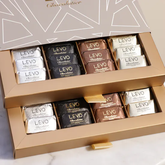 Levo Wrapped Chocolate Box