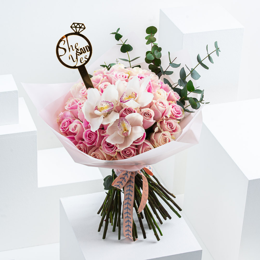 Pink Roses | She Said Yes