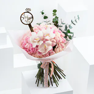 Pink Roses | She Said Yes