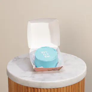 Sweetylicious Birthday blue Korean Cake