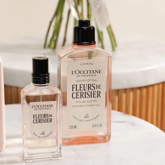 مجموعة عطر فلور دو سوريزييه او دي تواليت للنساء من لوكسيتان | باقة زهور رائحة الجمال