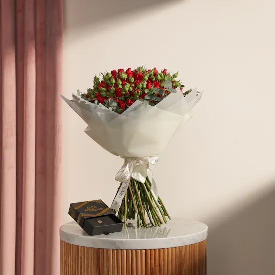 Dar Al Sabaek ¼ Lera Gold | Red Baby Roses