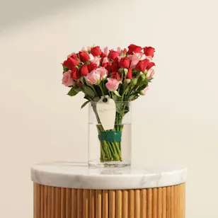 Classic Romance Baby Rose Vase
