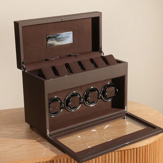 Heisse & Söhne Vancouver 4 Brown Watch Winder