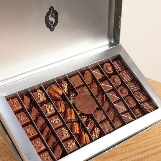 Soucolat Velvet Silver Box