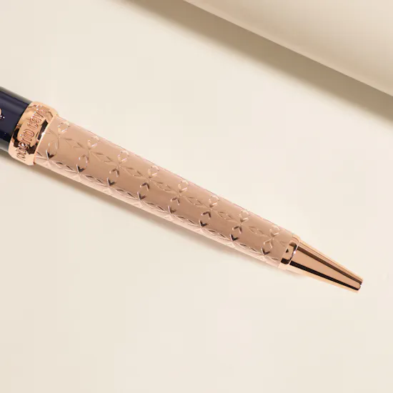 Roberto Cavalli Rose Gold and Black Pen
