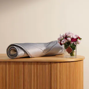 Gray Prayer Mat | Beautiful Flowers