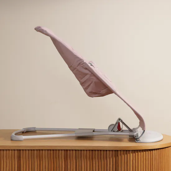 BabyBjörn Bliss Woven Petal Quilt Dusty Pink Bouncer