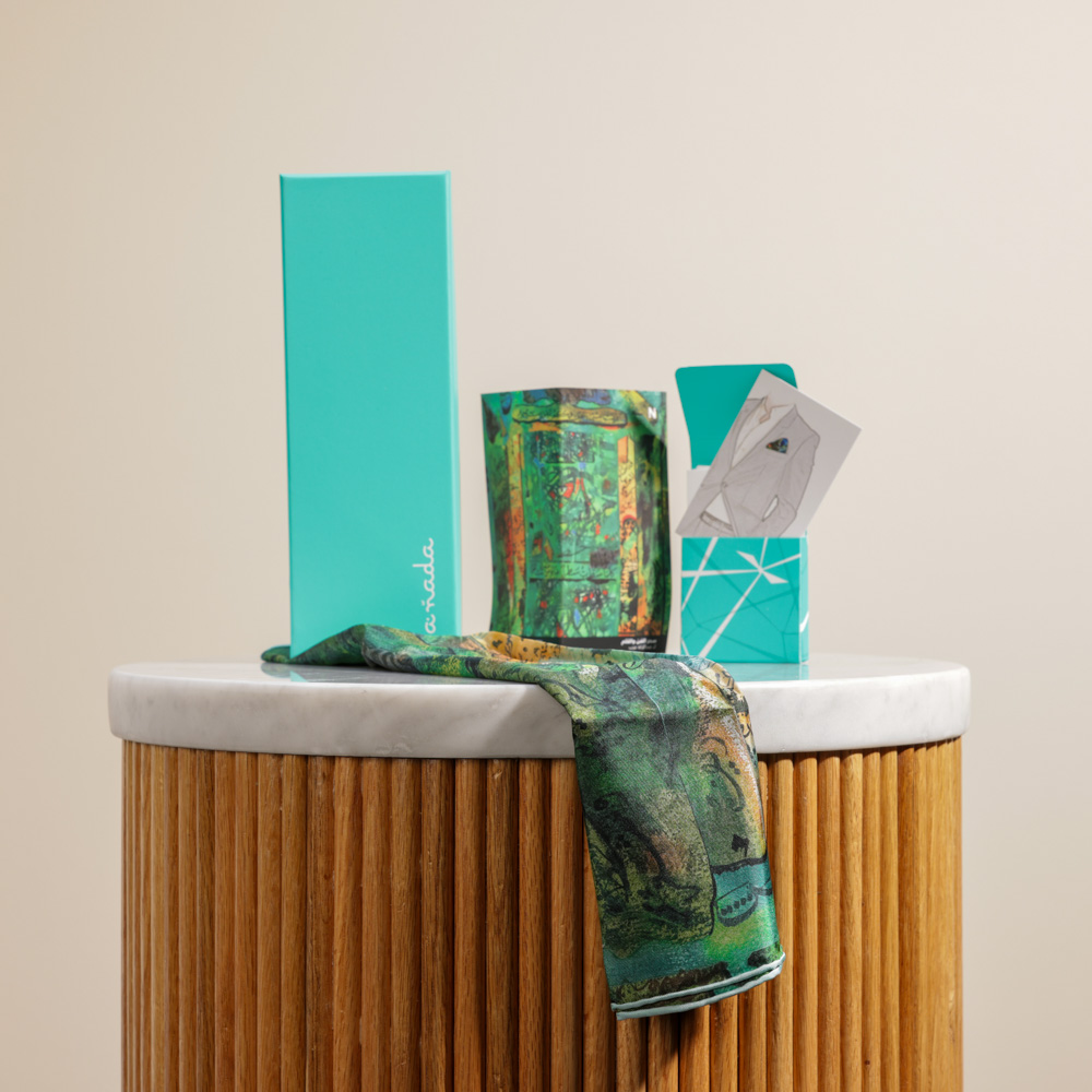 Annada The Magic of Art & Pen Mini Scarf