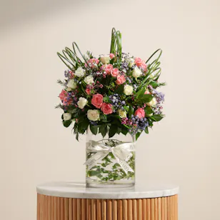 Delicate Roses Vase