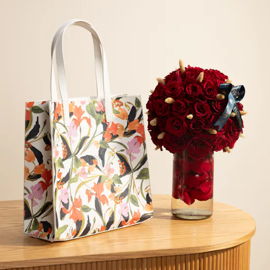 Ted Baker Floweia Floral Printed Large Tote Bag | Bio Beauty Flowers