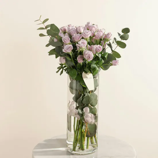 Graceful Baby Roses Vase