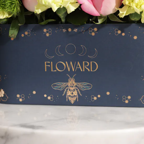 Blush and Sage Flower Box