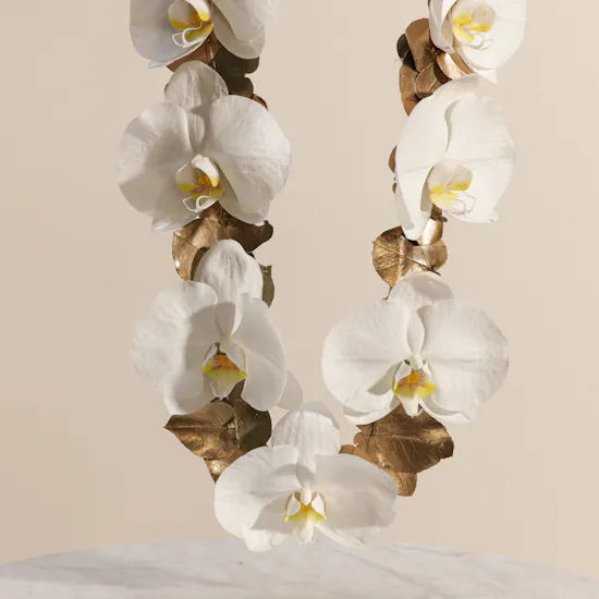White Orchid Necklace