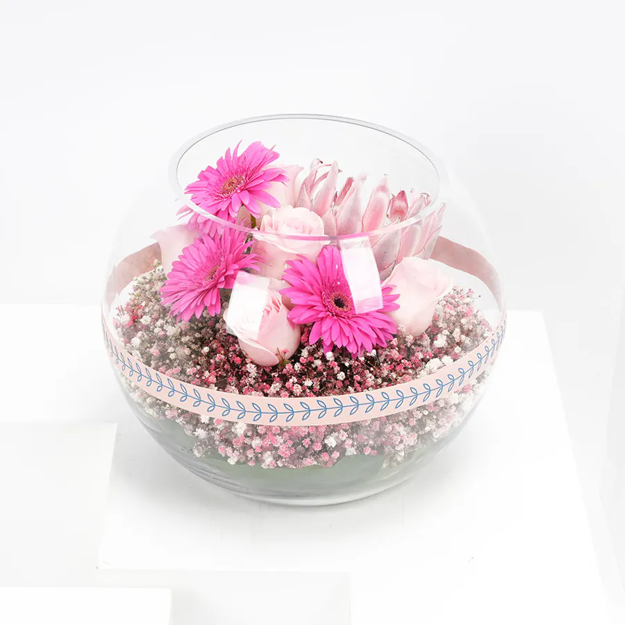 Spring Beauty | Fishbowl Vase 1