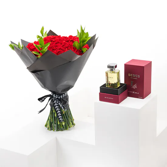 Floward Ludus Perfume for Men 100ml | Red Carnation