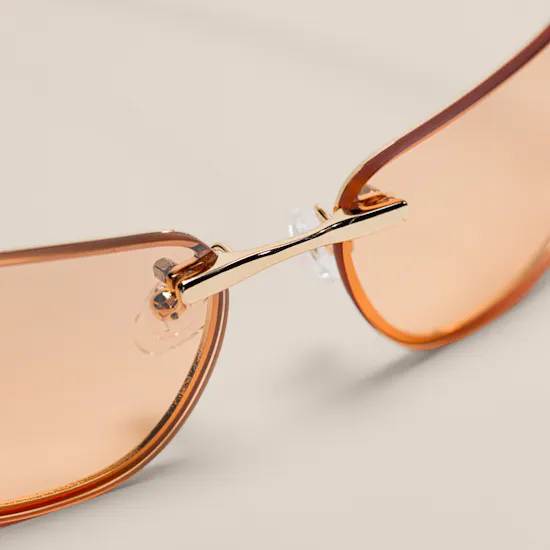 Le Specs Bubbles Wrap Gold Women's Sunglasses