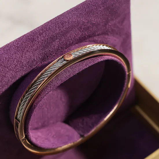 Charriol Forever Rose Gold Women's Bangle
