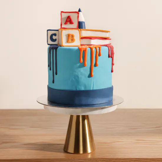 Floward Back to School Cake | Unique Flowers Bouquet