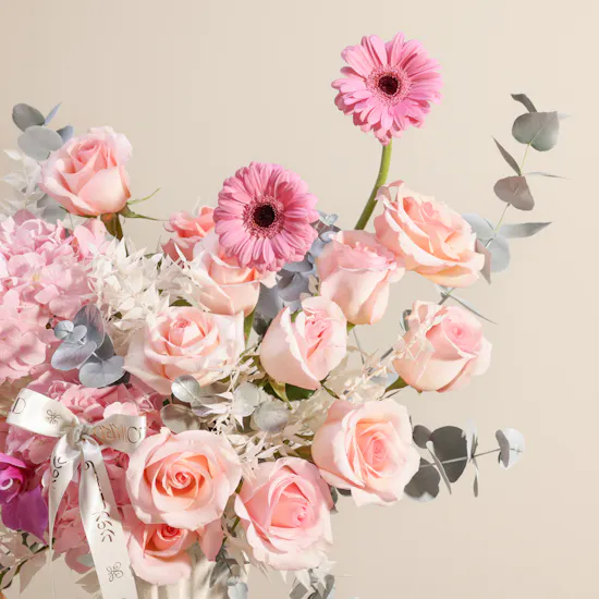 Gentle Embrace Flower Vase