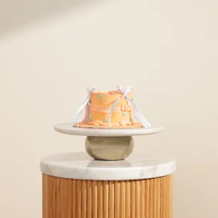 Sweet Atelier Peachy Birthday Cake