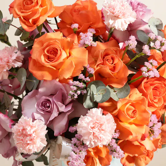Sunset Confetti Flower Vase