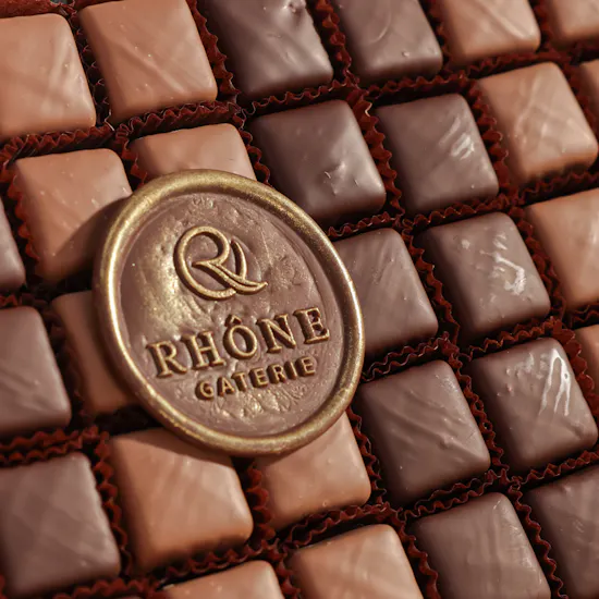 Rhône Floral Chocolate Acrylic Tray