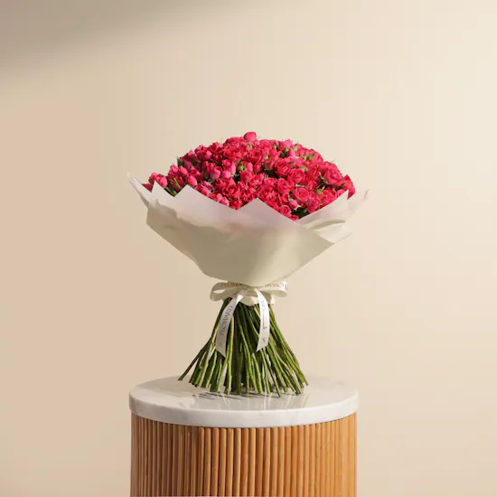 Stunning Fuchsia | 100 Baby Rose Bouquet