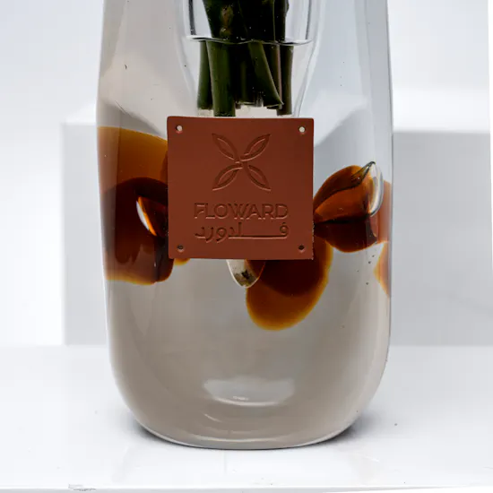 12 Red Roses | Glass Vase