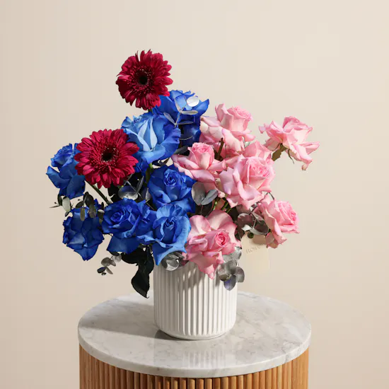 Majestic Harmony Flowers Vase