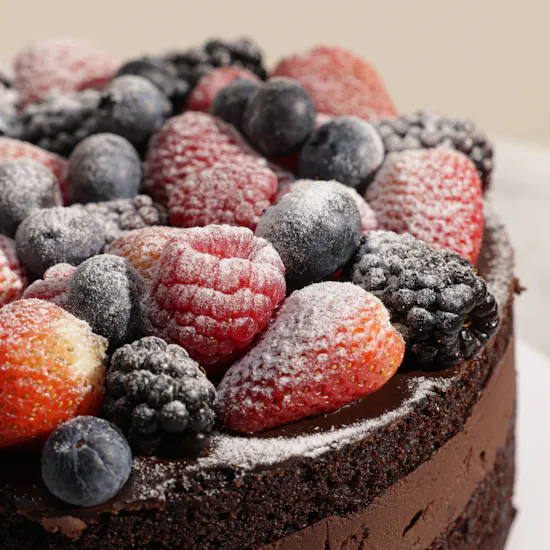 SugarMoo Chocolate Vegan Cake