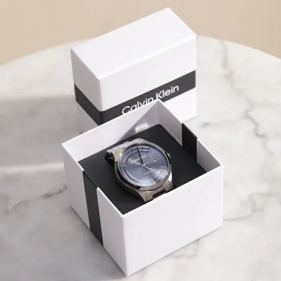 Calvin Klein Silver H-Link Automatic Men's Watch