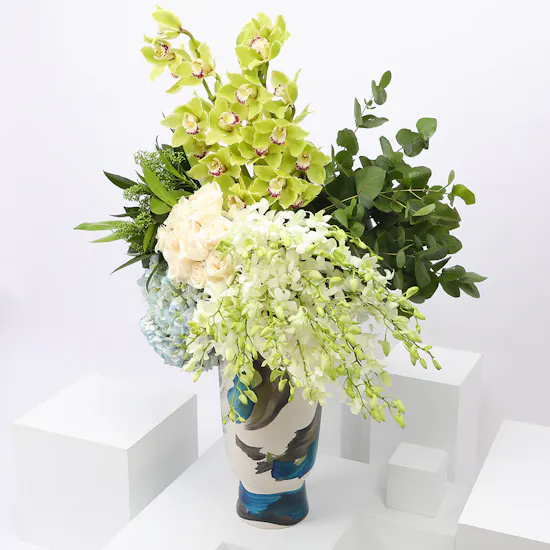 White & Blue | Classic Vase