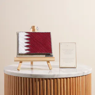 Maisam Qassem Rectangular Flag of Qatar 