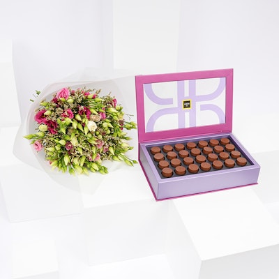 Patchi Chocolate with Blooms Bouquet