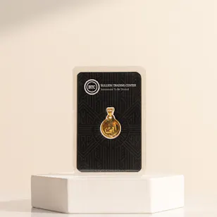 BTC Dad Gold Circular Pendant | 2.35 grams