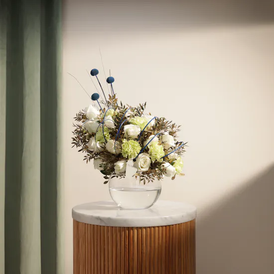Regal Whisper Flower Vase