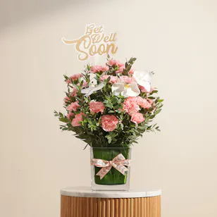 Pink Wishes Floral Vase
