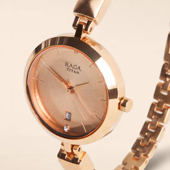 Titan Raga Viva Rose Gold Women's Watch