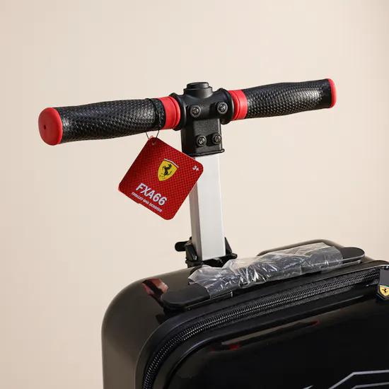 Ferrari Luggage Foldable Scooter with Adjustable Height | Black