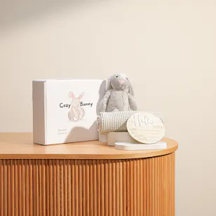 Cozy Bunny Newborn Giftset | Gray