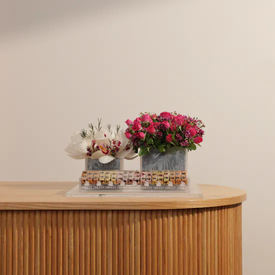 Abucci Chocolates Tray | Elegant Flowers