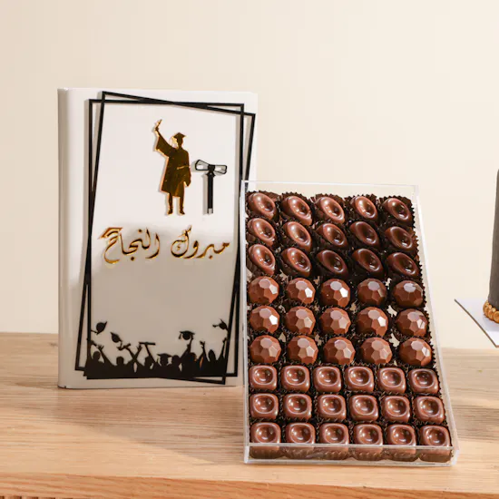 Floward Graduation Cake and Chocolates | Joyous Flowers