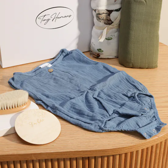 Tiny Humans Newborn Gift Set for Boys