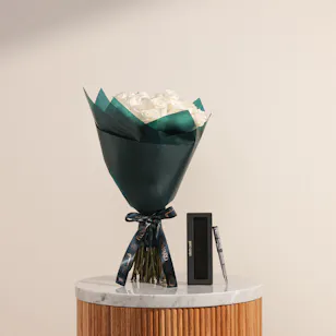 Roberto Cavalli Silver Pen | Lovely Festive Flowers