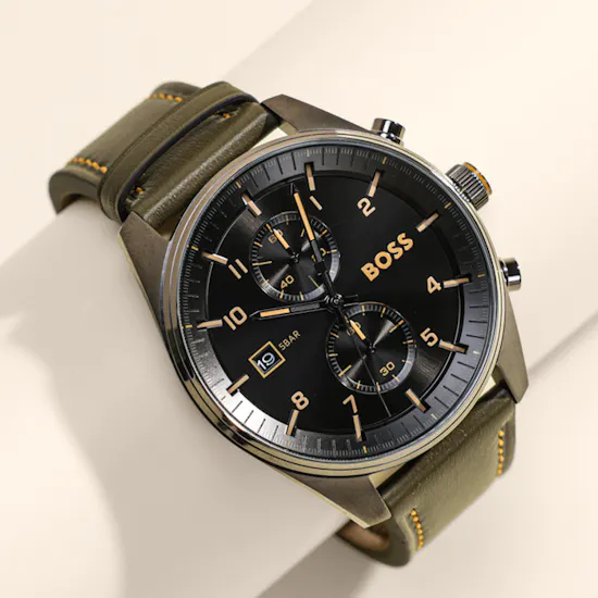 Hugo Boss Chronograph Green Men's Watch