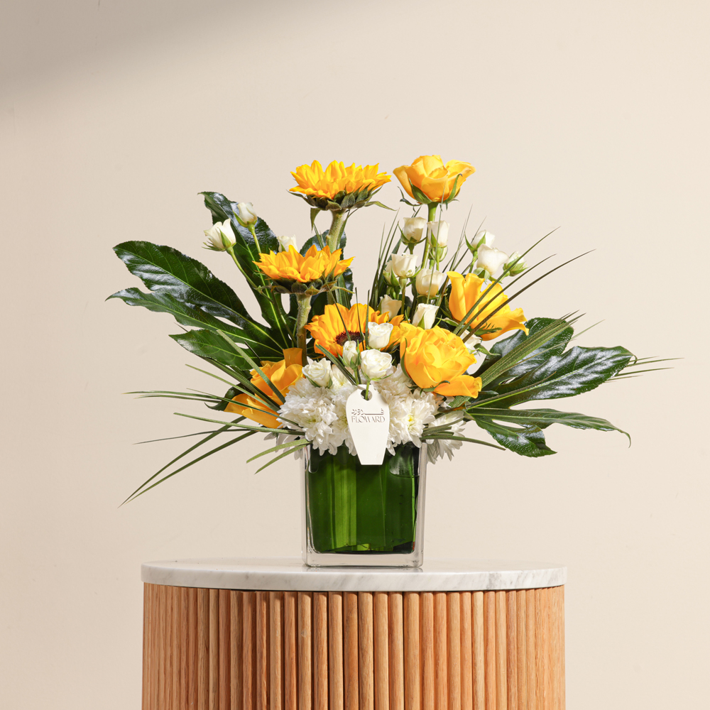 مزهرية زهور عبير النهار